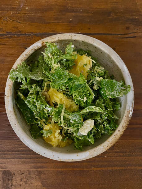 Picture of Simple Tahini Kale Salad