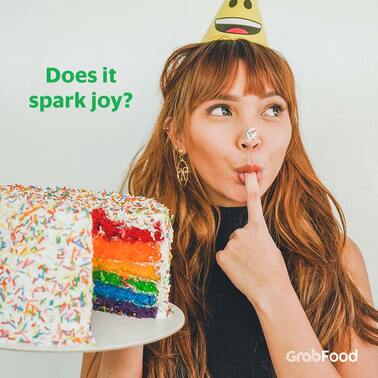 Can Marie Kondo's philosophies about joy be applied to cake?